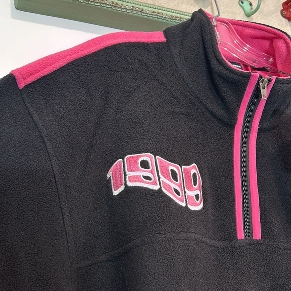 The hundreds, Britney Spears oversized XL women’s quarter zip fleece jacket new - Picture 3 of 8